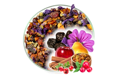 Herbata Owocowa SŁODKA ŚLIWKA (KT) (50g) Prezent Na Mikołajki i Święta !!